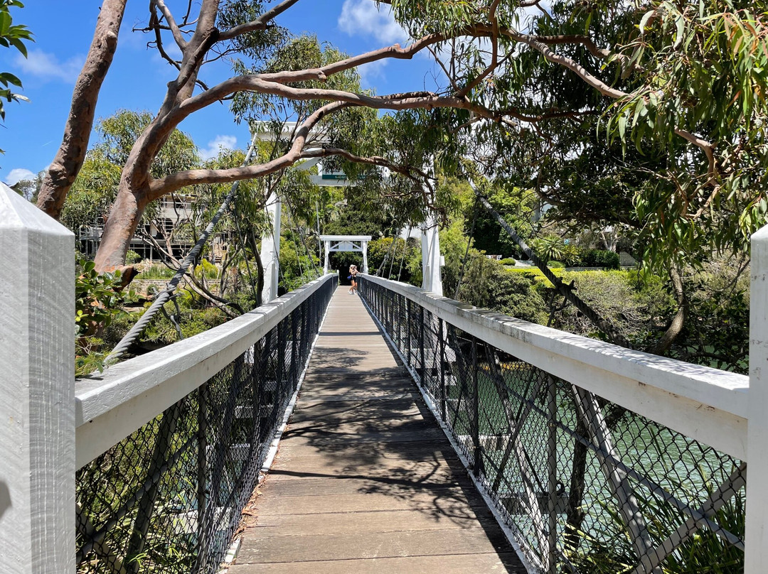 Parsley Bay Suspension Bridge