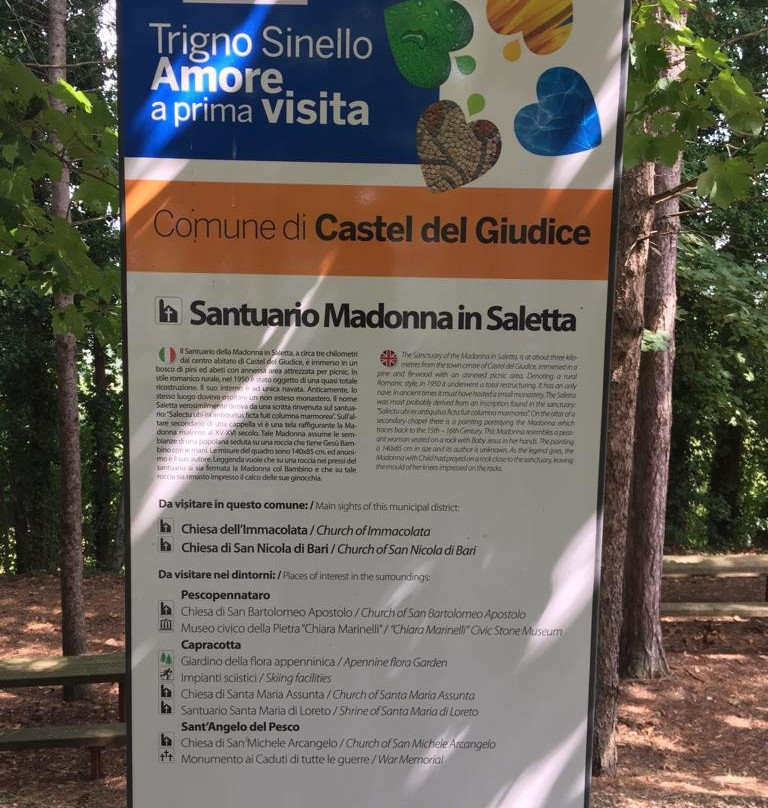 Santuario della Madonna In Saletta-Castel del Giudice必去景点