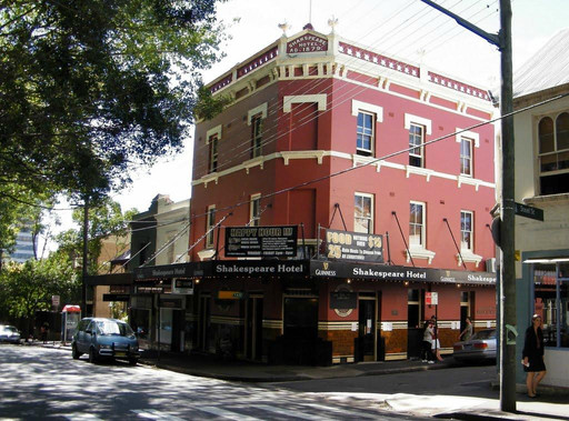 Surry Hills酒店住宿-莎士比亚酒店