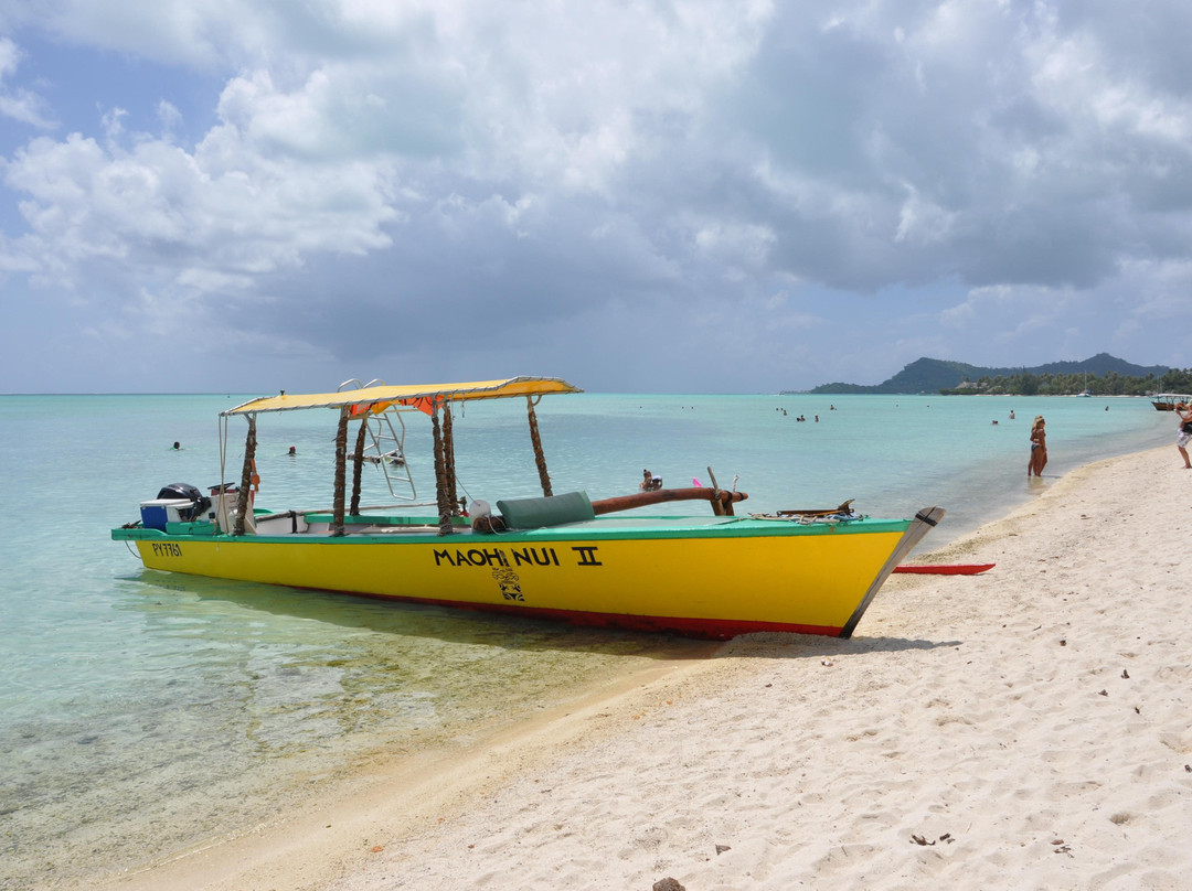Plage de Matira-波拉波拉岛必去景点