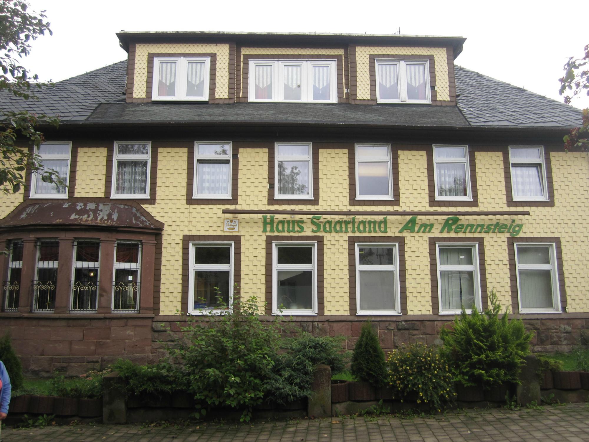 Pension Haus Saarland-浴室