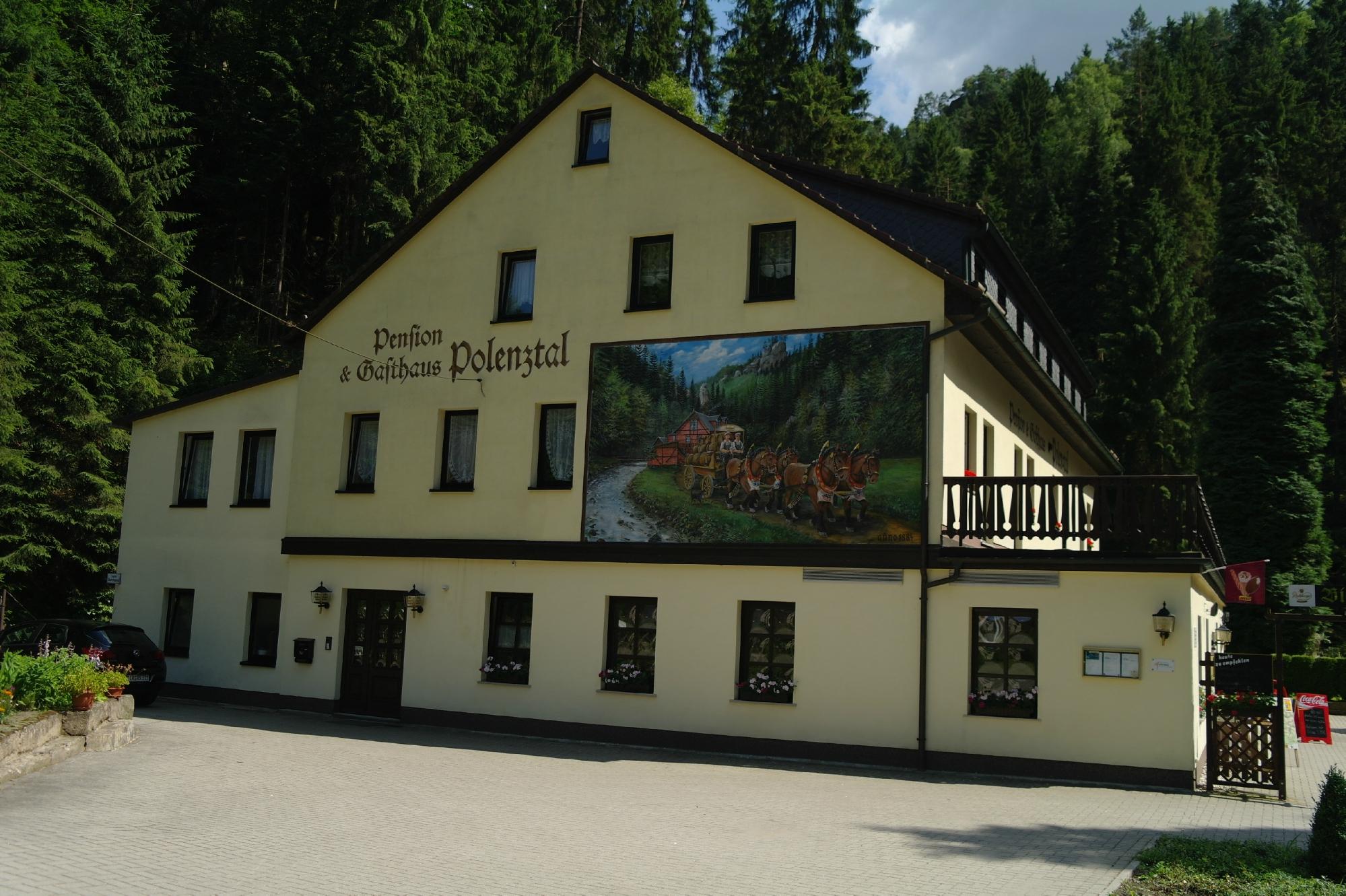 Gasthaus Polenztal-浴室