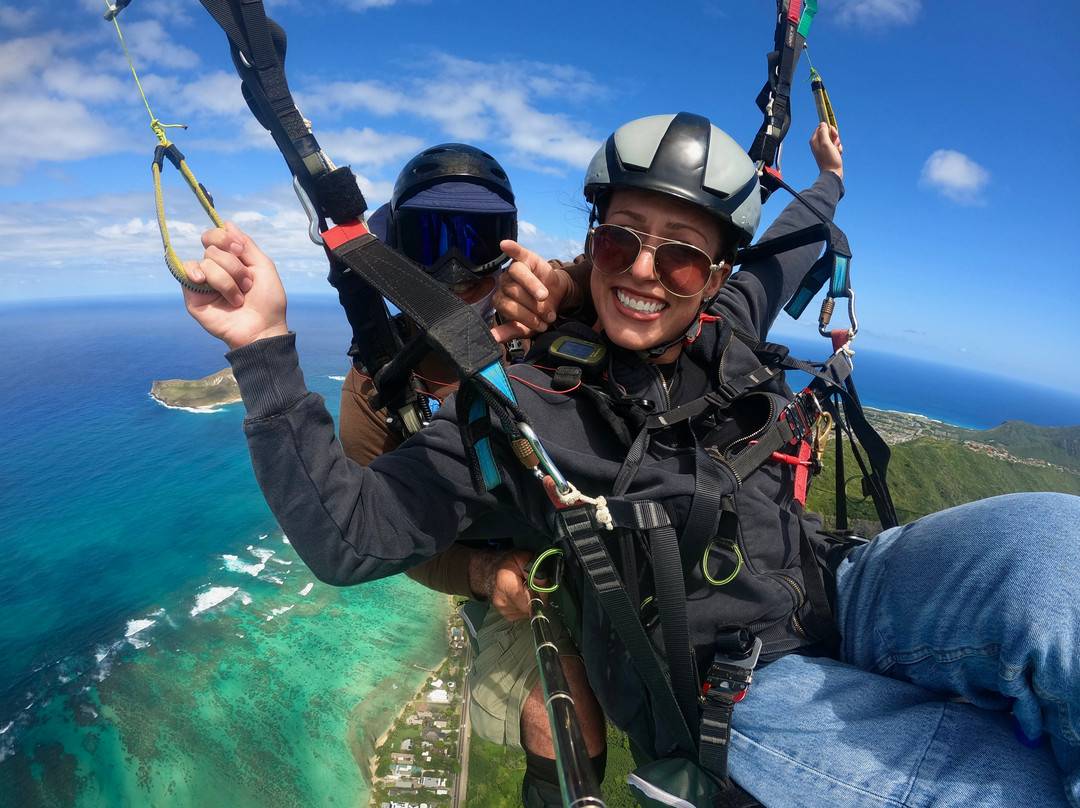 O'ahu Hawaii Tandem Paragliding-威玛纳诺必去景点