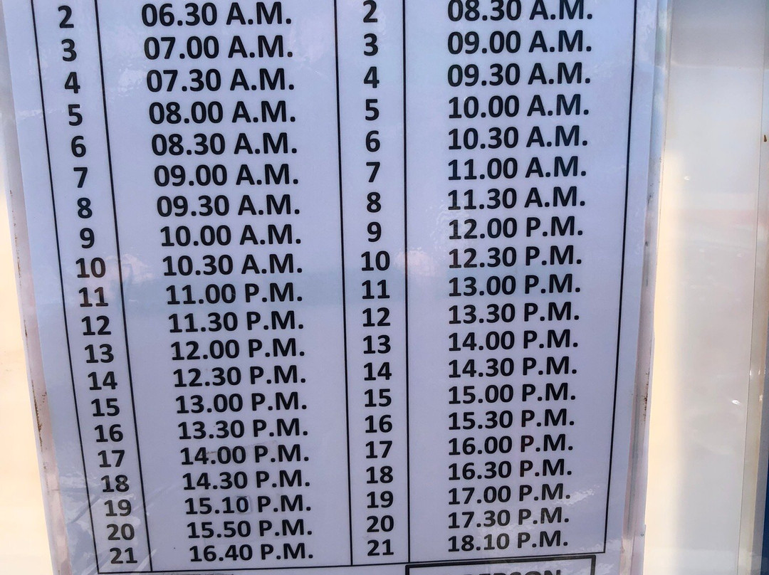 Phuket Town Local Bus Station (Terminal 1).-普吉镇必去景点