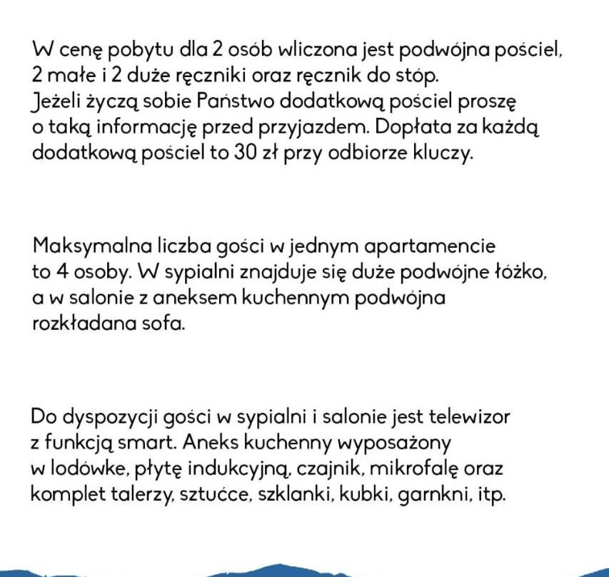 Apartament Łąki18