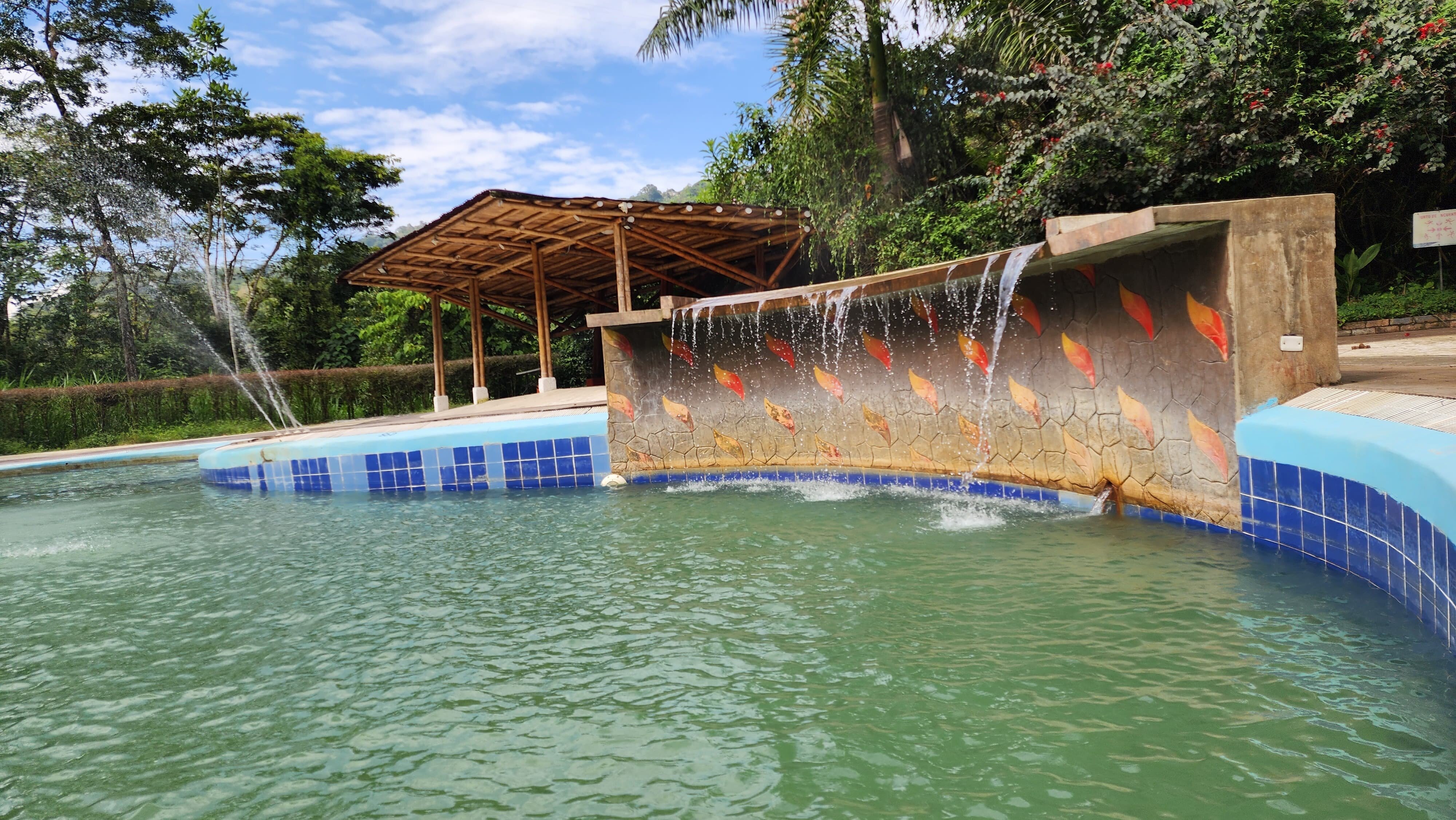 Hotel campestre las Heliconias-泳池