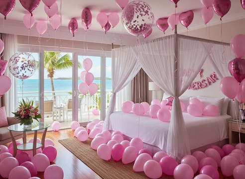 Curacao Birthday Celebrations Decor + Free Cake and Photographer