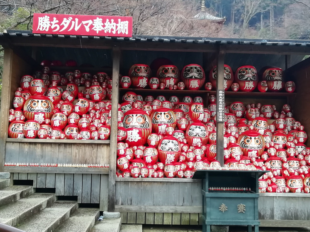 Katsuo-ji Temple Kachi Daruma Honotana