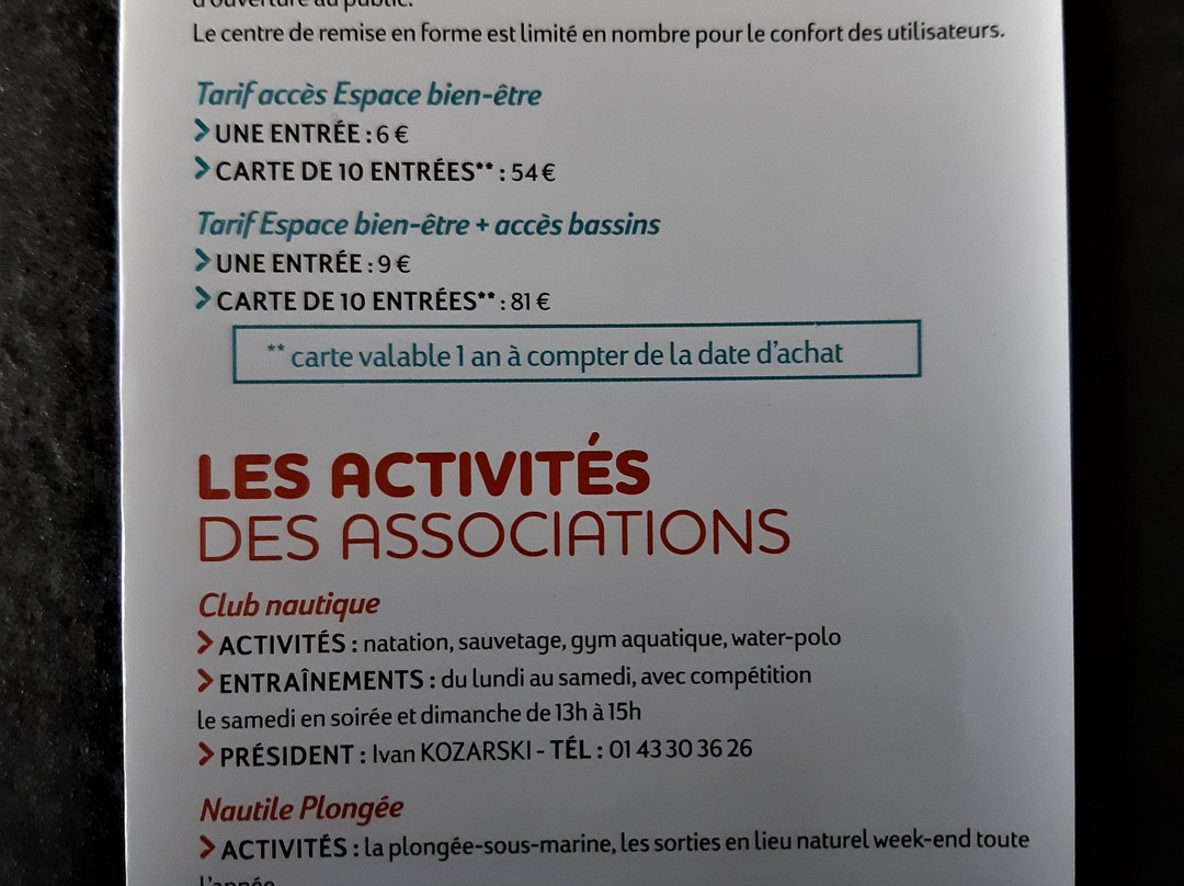 Centre nautique Roger-Lebas-Livry-Gargan必去景点