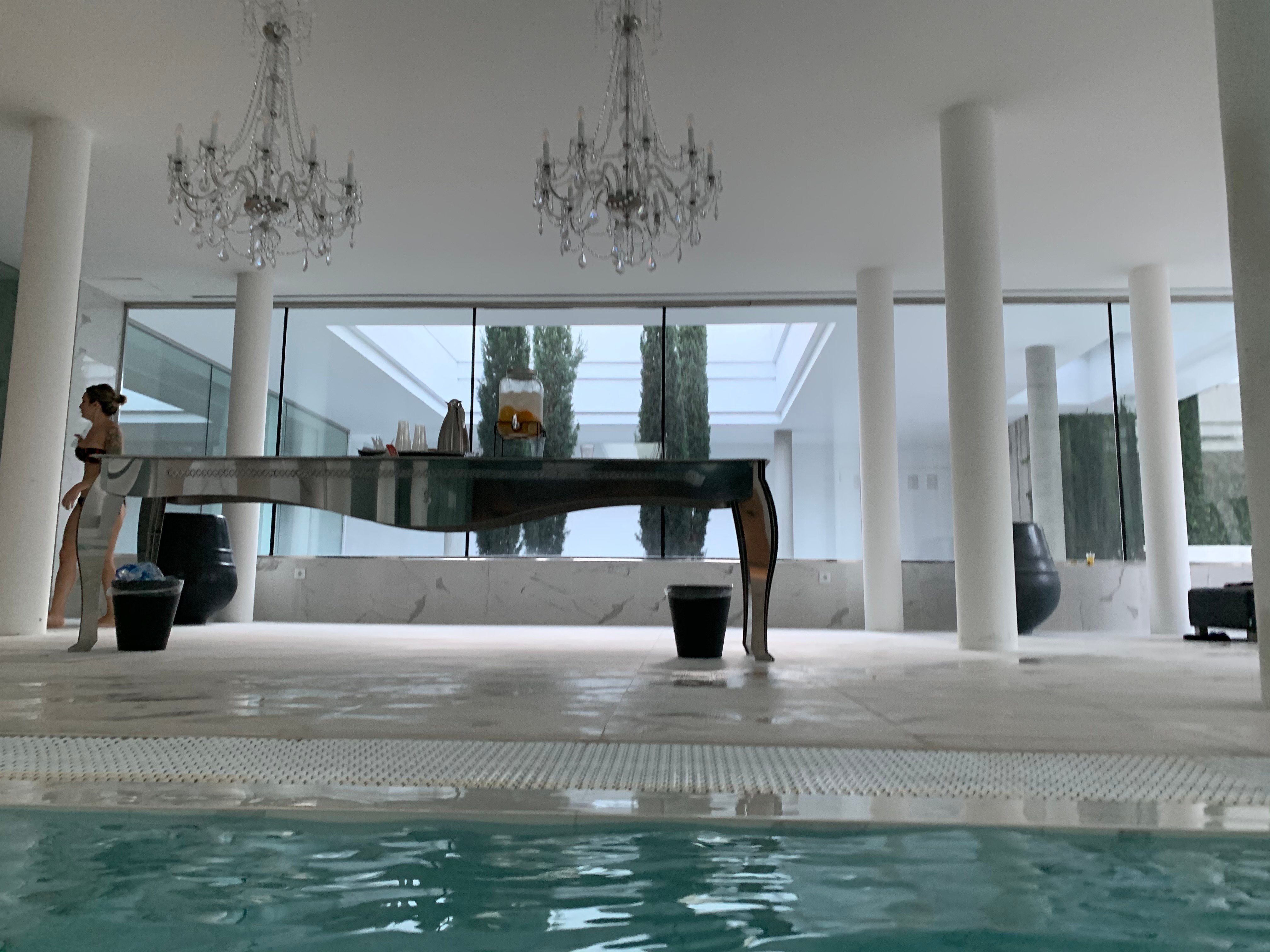 Hotel Balneari Termes Orion-泳池