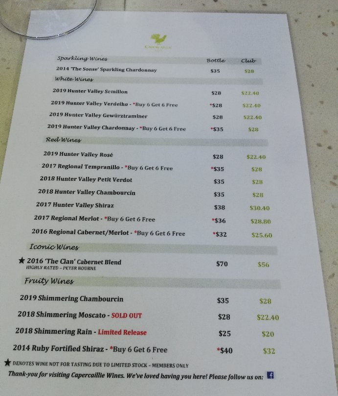 Capercaillie Wines景点图片