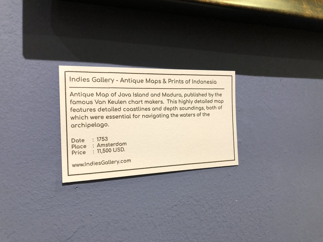 Indies Gallery - Antique Maps & Prints of Indonesia-雅加达必去景点