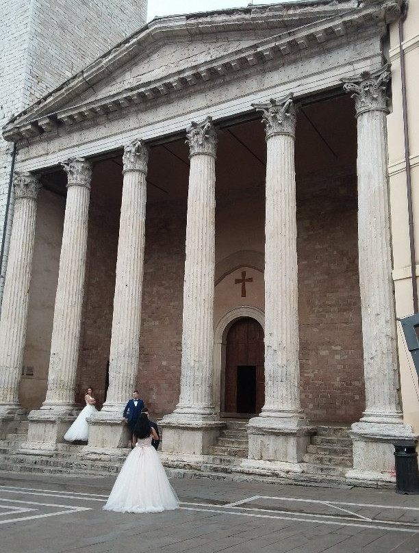 Tempio di MinervaChurch of Santa Maria Sopra Minerva in Assisi-阿西西必去景点