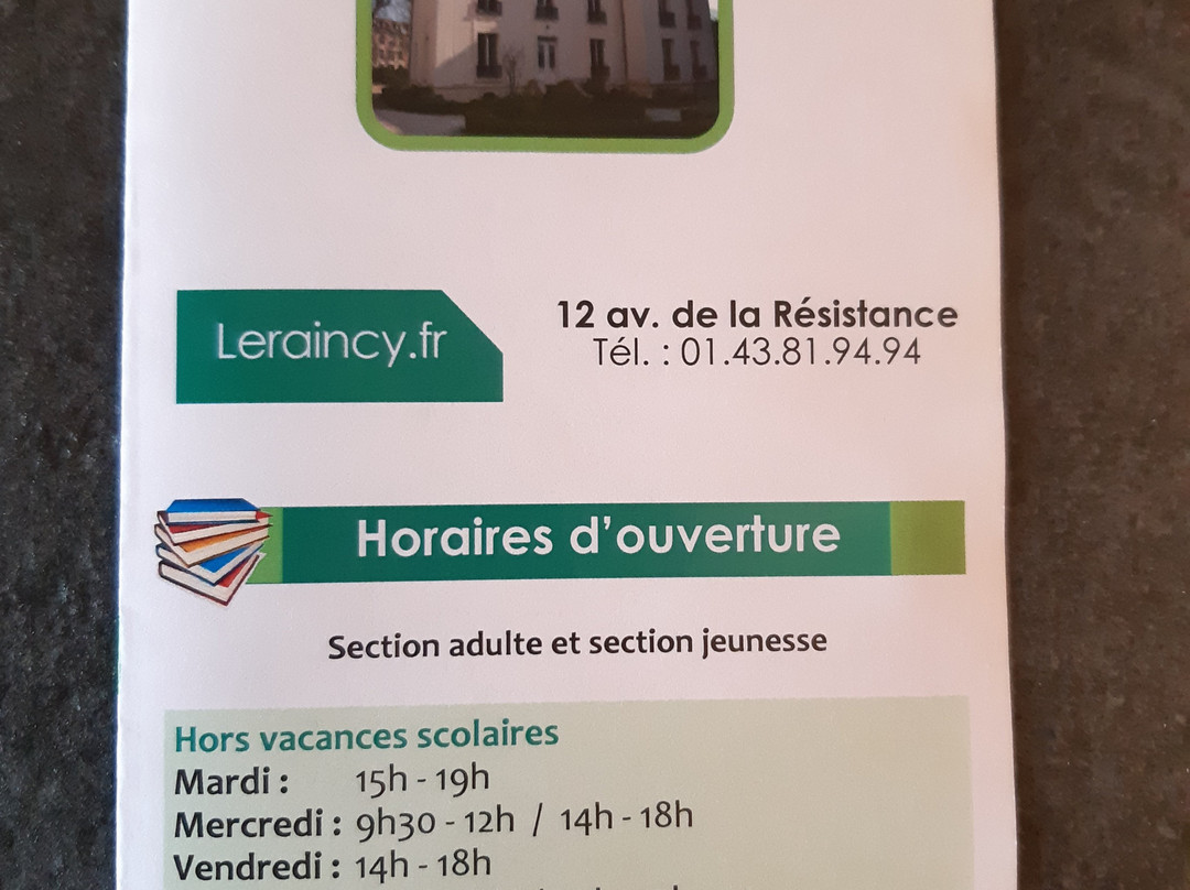 Médiathèque du Raincy-Le Raincy必去景点