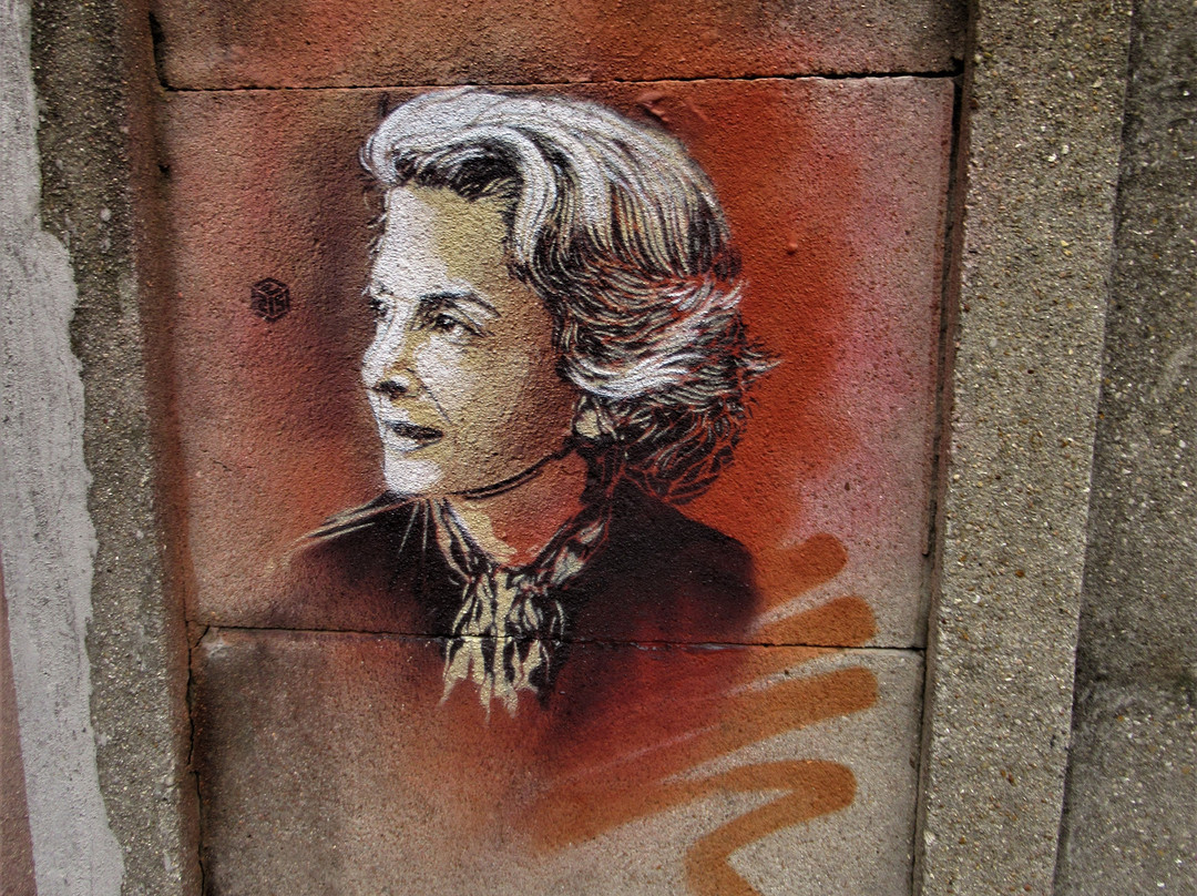Fresque "Andrée Chedid"景点图片