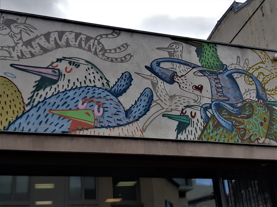 Fresque "La ronde des animaux"-巴尼奥雷必去景点