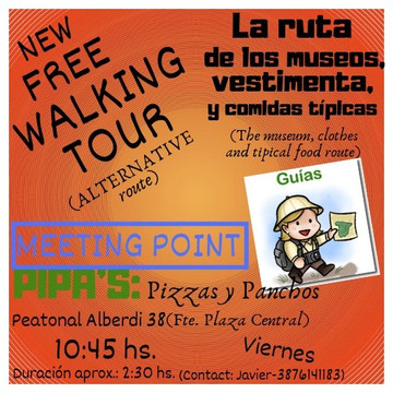 Free Walking Tours Salta Alternative Route-萨尔塔必去景点