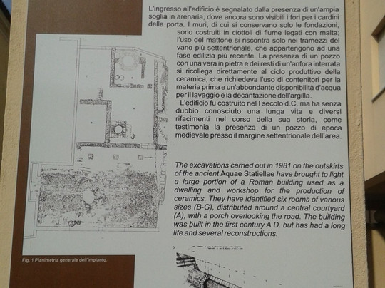 Area archeologica di via Cassino /casa e laboratorio artigianale di epoca romana