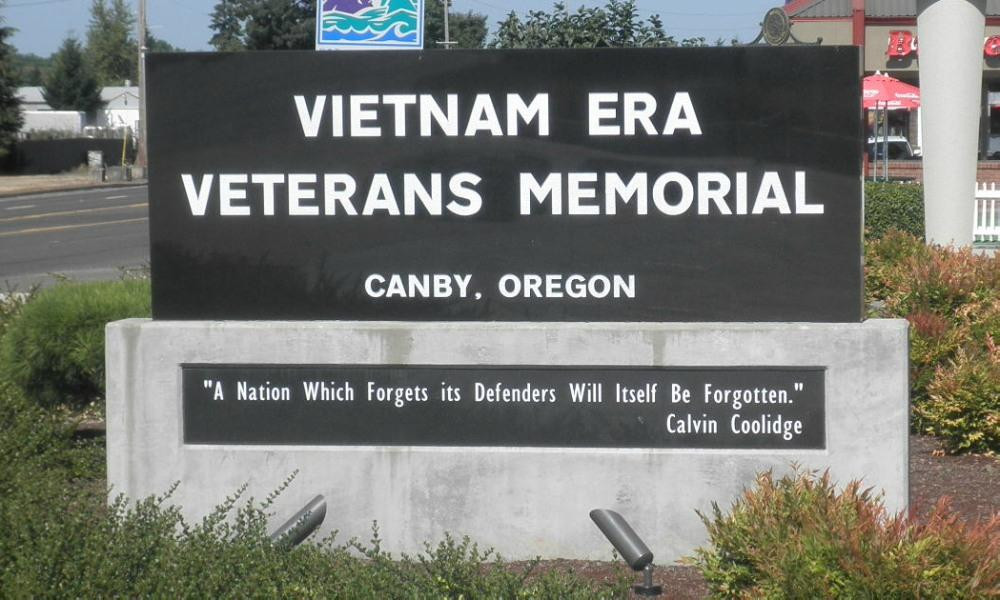Vietnam Era Veterans Memorial-Canby必去景点