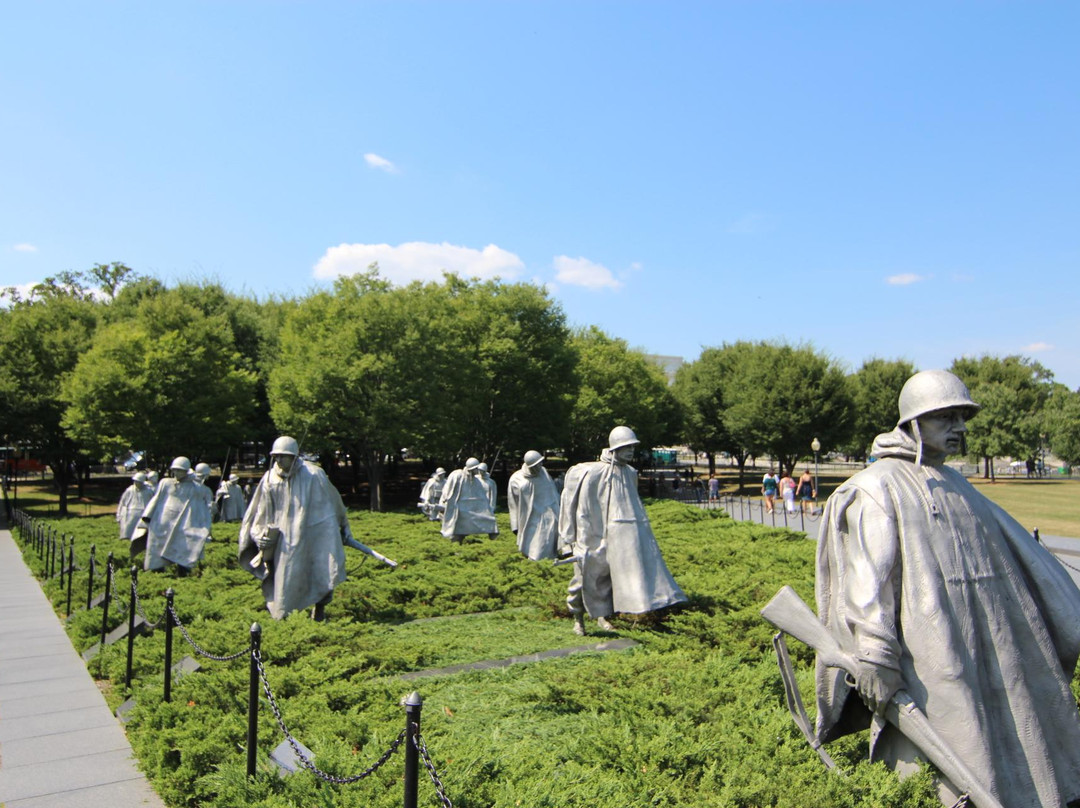 韩战军人纪念碑-华盛顿特区必去景点