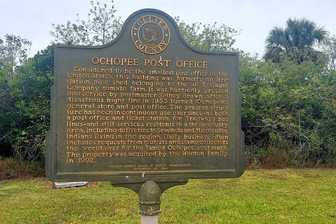 Ochopee Post Office-奥乔皮必去景点