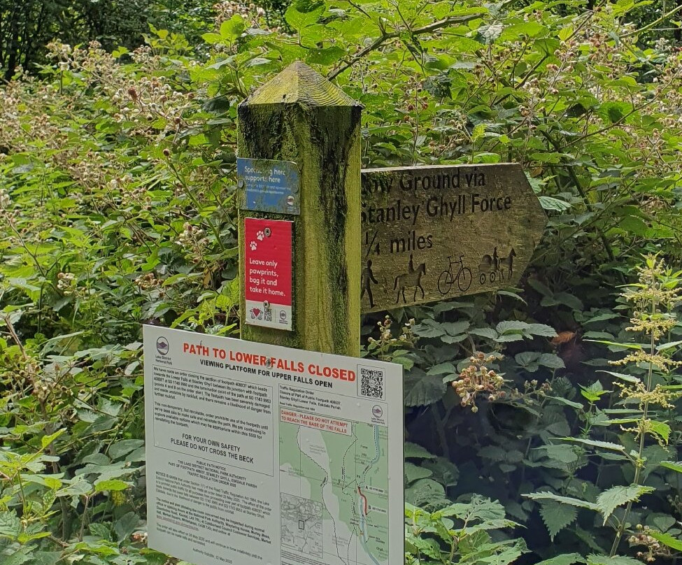 Stanley Ghyll Force Waterfall-Eskdale必去景点