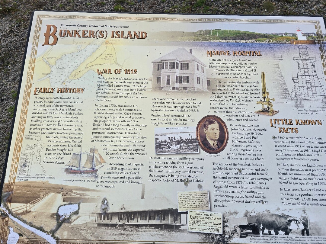 Bunker Island Lighthouse-Yarmouth必去景点