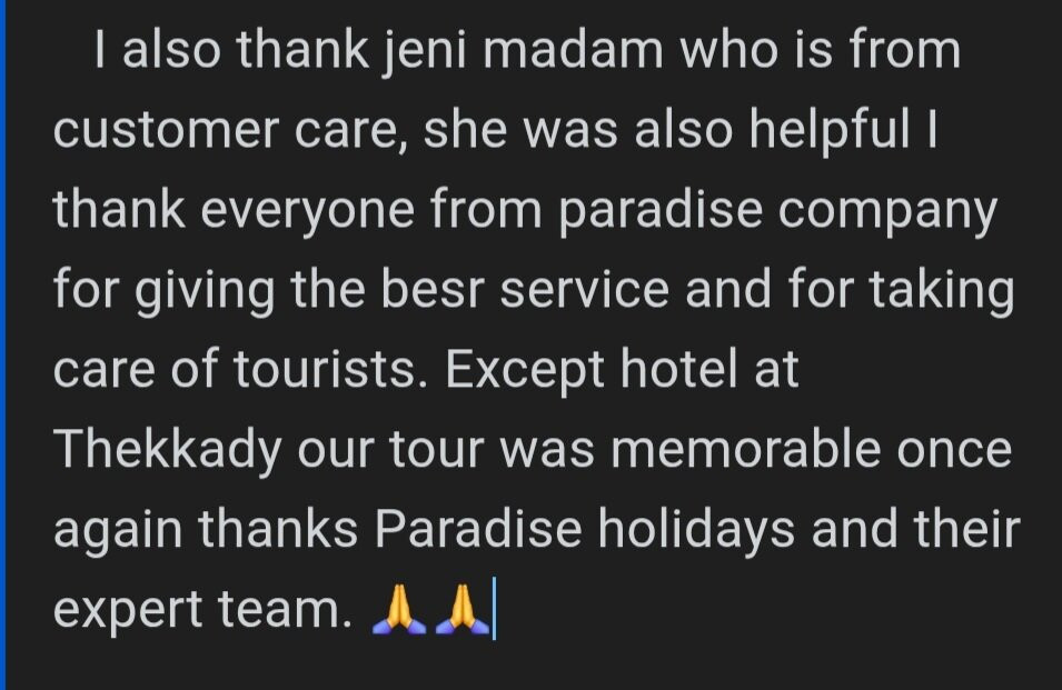 Paradise Holidays-柯钦必去景点