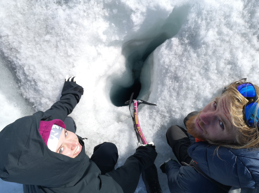 Guided glacier walk