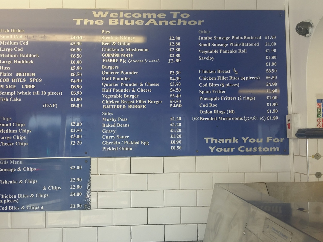 Blue Anchor Fish & Chips Shop