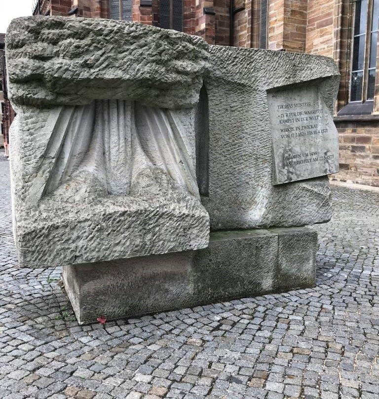 Thomas Müntzer und Bauernkrieg Denkmal Nicolaistrasse