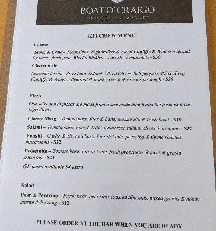 Boat O'Craigo Winery-墨尔本必去景点