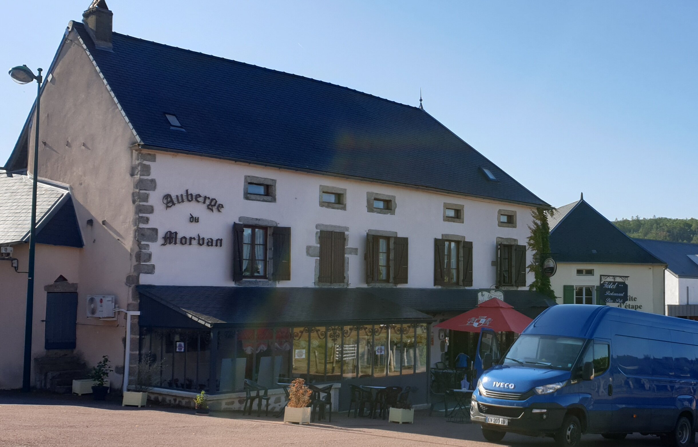 Restaurant & Hôtel Auberge du Morvan-浴室