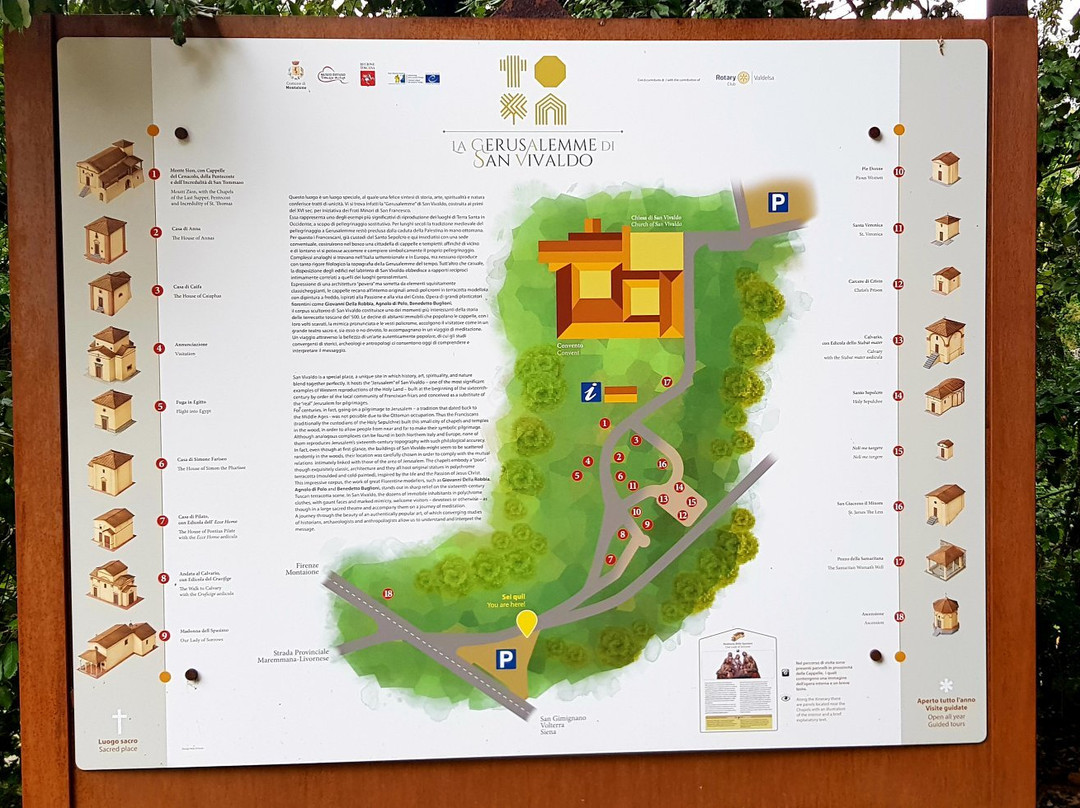 Sacro Monte San Vivaldo-San Vivaldo必去景点