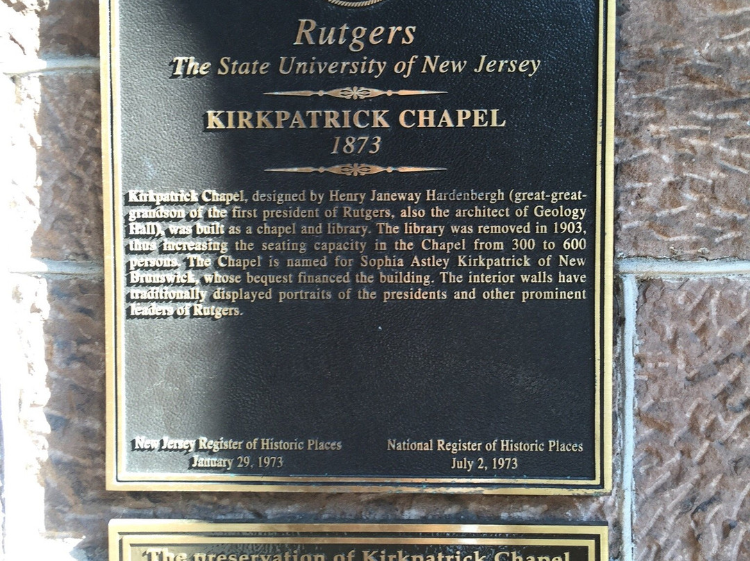 Kirkpatrick Chapel-新布朗斯维克必去景点