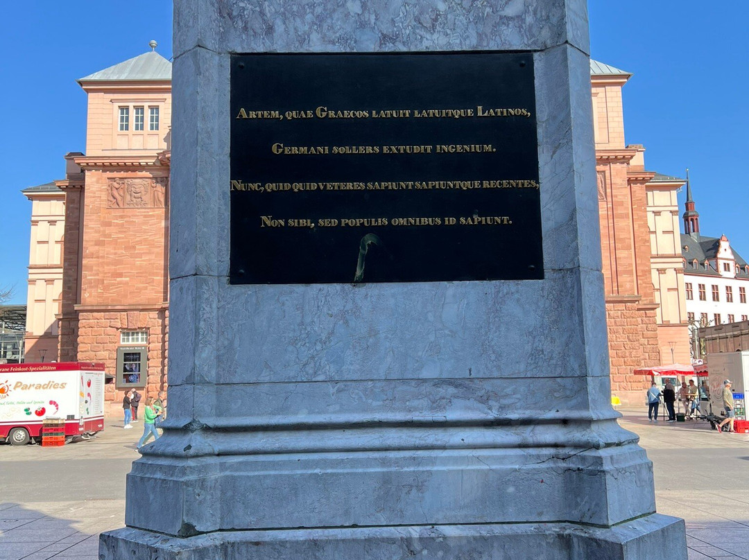Gutenberg-Denkmal-美因茨必去景点