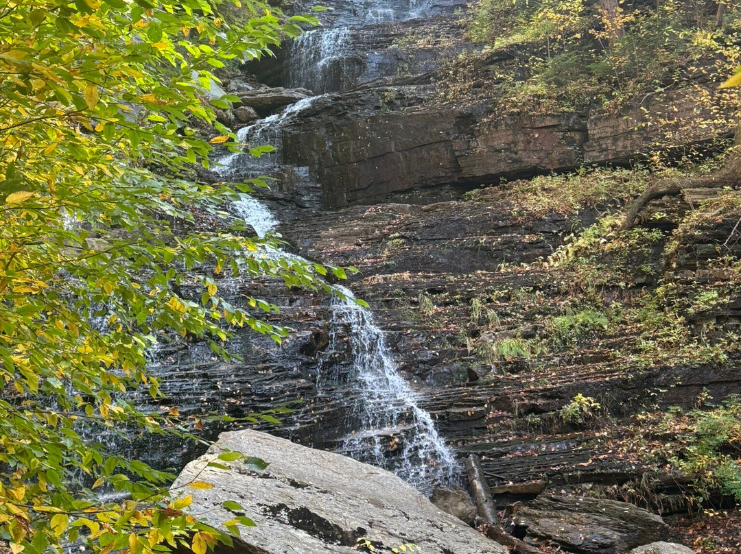 Lye Brook Falls-曼彻斯特必去景点