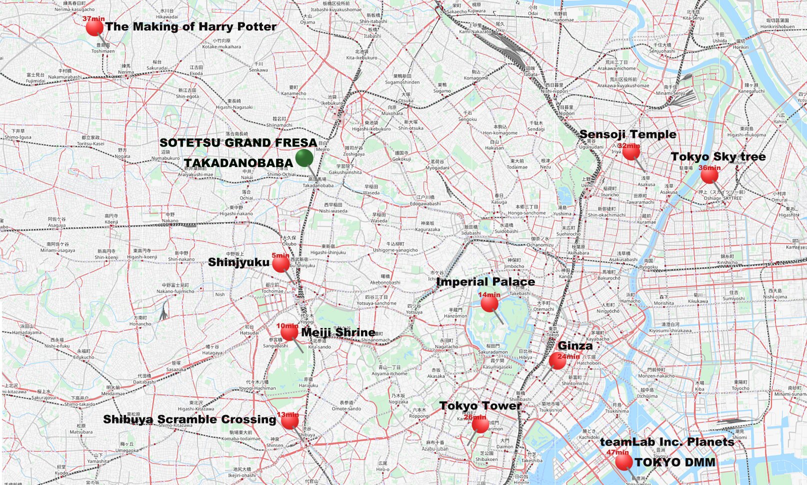 Sotetsu Grand Fresa Takadanobaba-官方