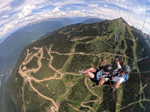 Revelstoke Paragliding-雷夫尔斯托克必去景点