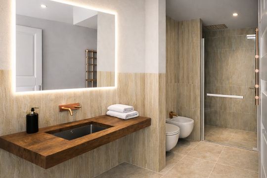 Tenuta Golo - Luxury Vineyard Suites in Montepulciano-浴室