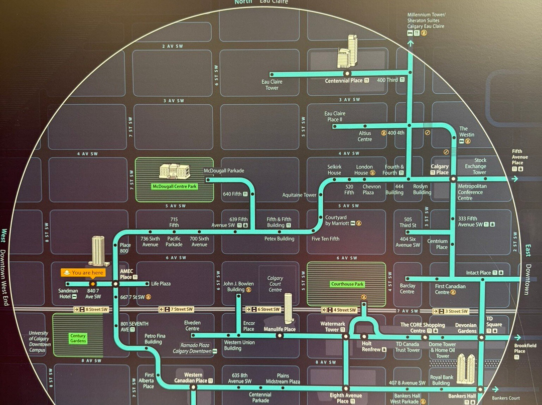 沙曼标志卡尔加里市中心酒店主图