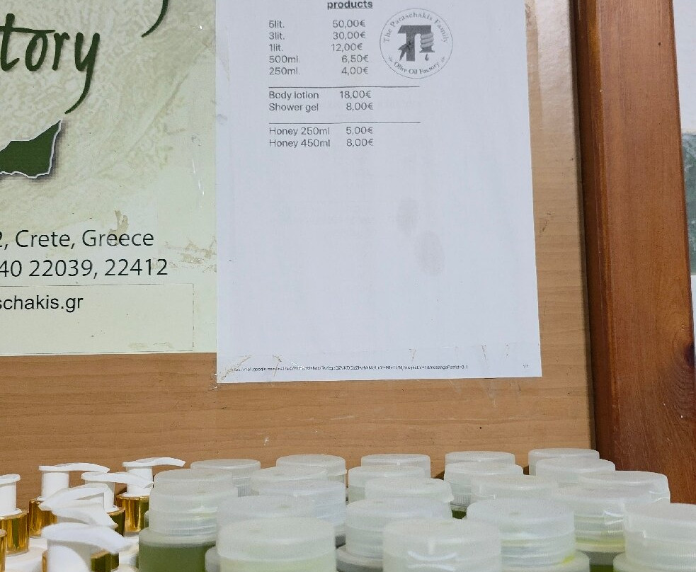 Paraschakis Olive Oil - Crete-Melidoni必去景点