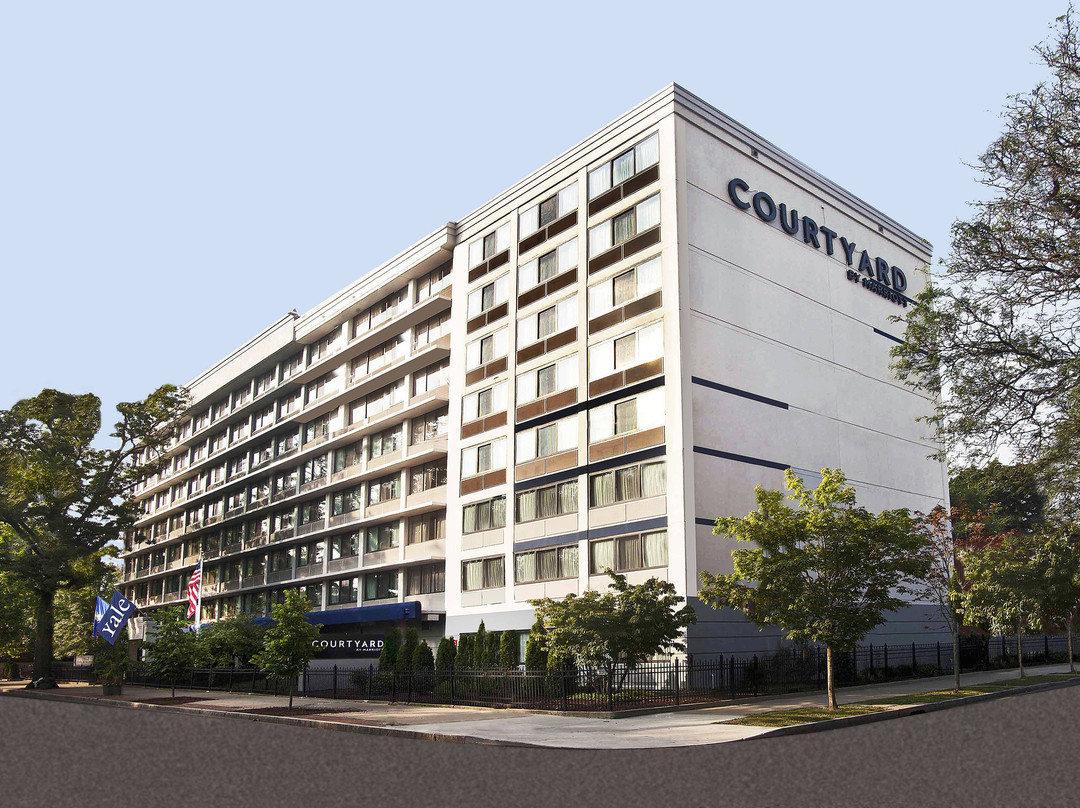 耶鲁纽黑文万怡酒店主图