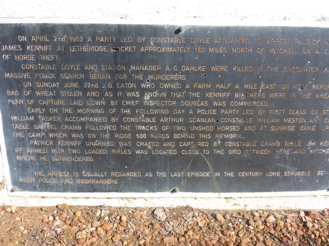 Arrest Creek Police Memorial