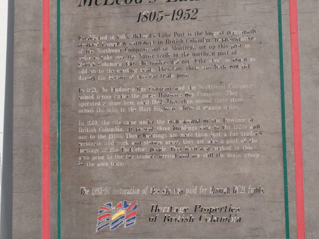 Fort McLeod Historic Park景点图片