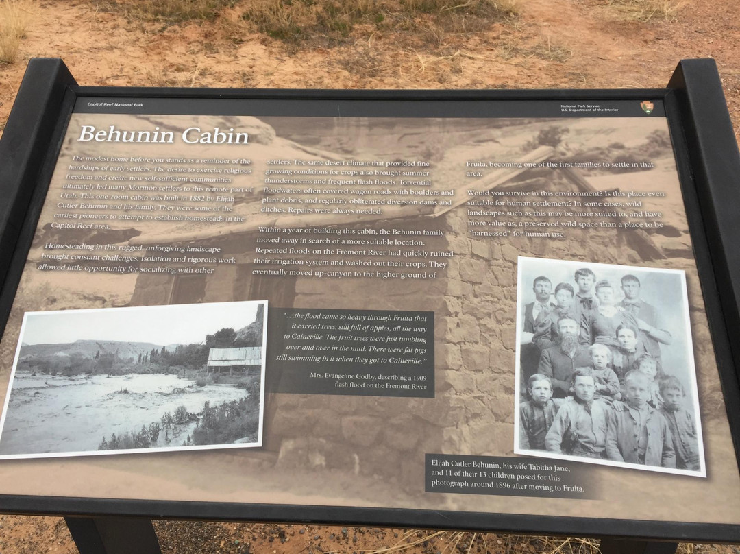 Behunin Cabin-圆顶礁国家公园必去景点