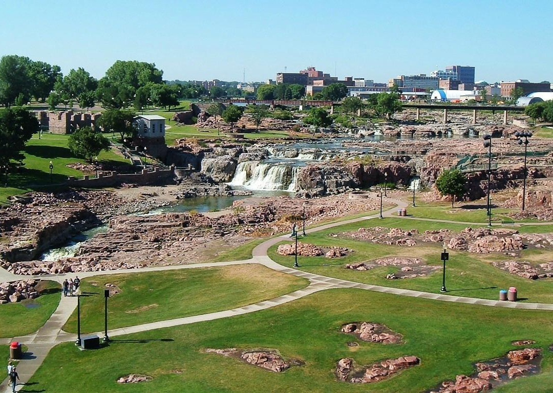 瀑布公园-苏福尔斯必去景点