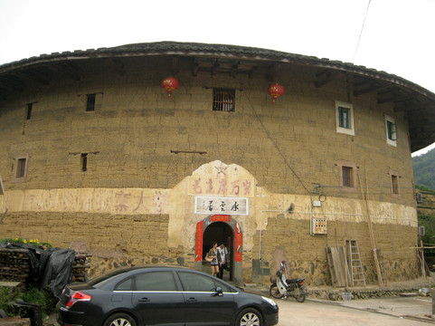 云水谣水云居百年土楼人文民宿主图