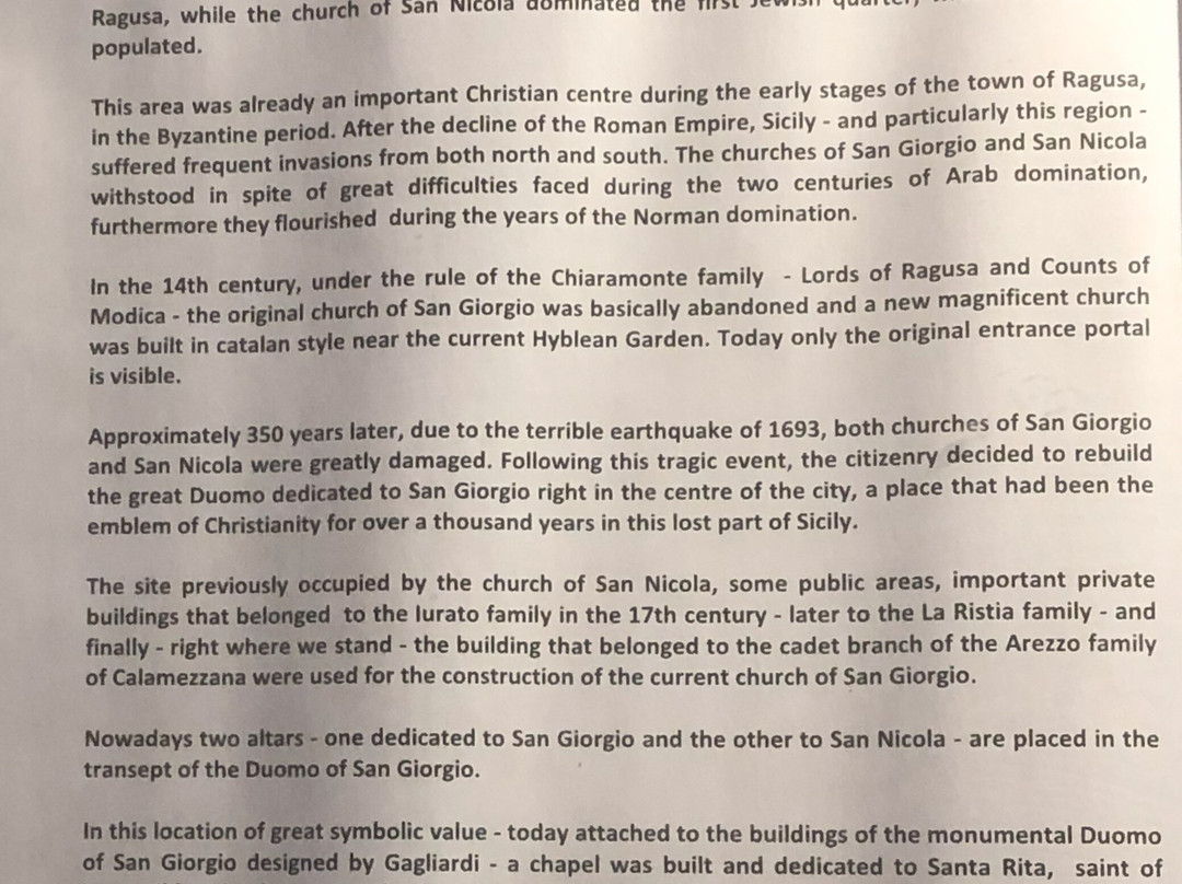 Chapel Of Saint Rita-Ragusa CIty必去景点