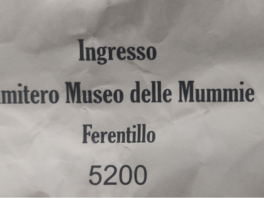 Museo delle Mummie di Ferentillo-Ferentillo必去景点